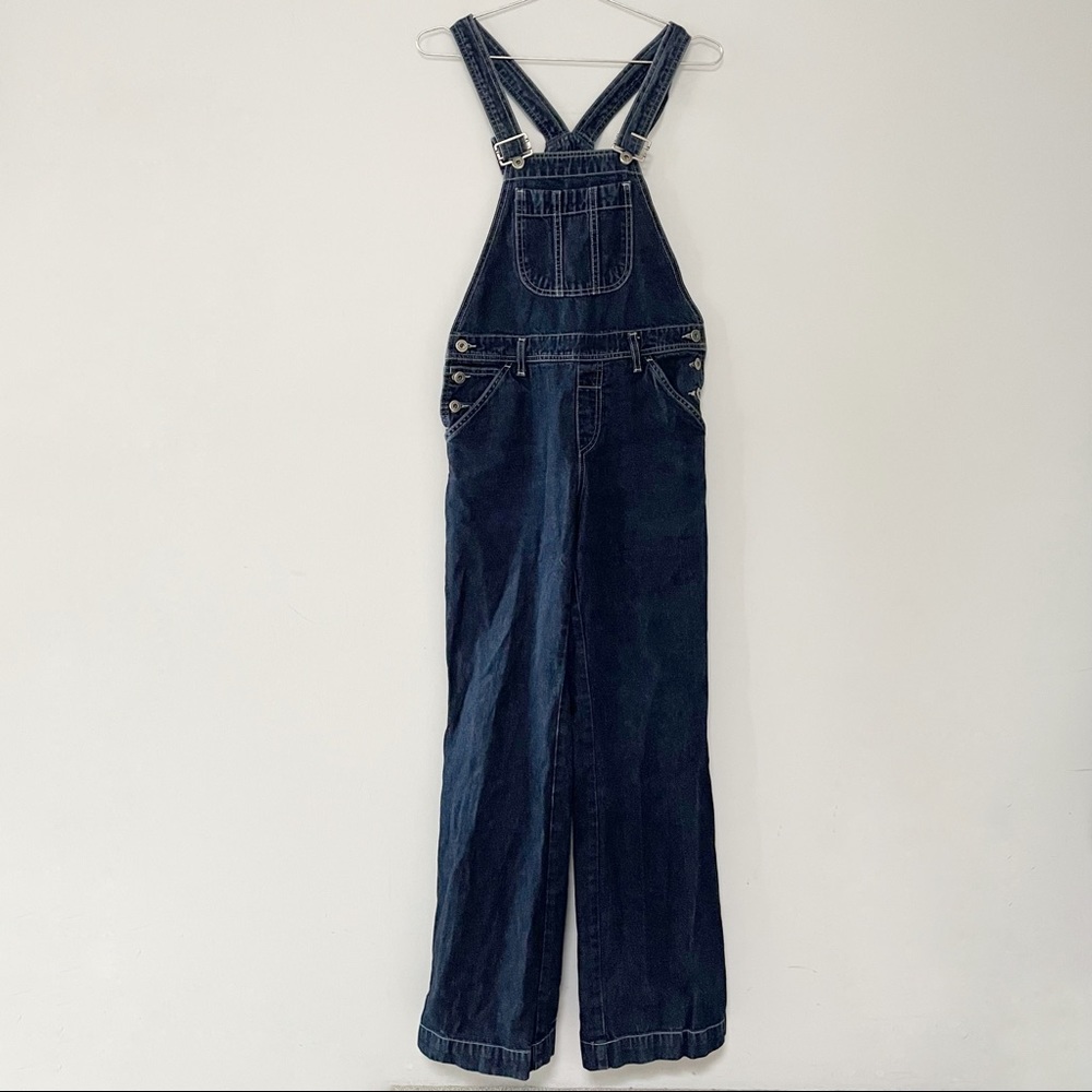 Mavi vintage Caitlin dark wash flare overalls Y2K 90’s vibe